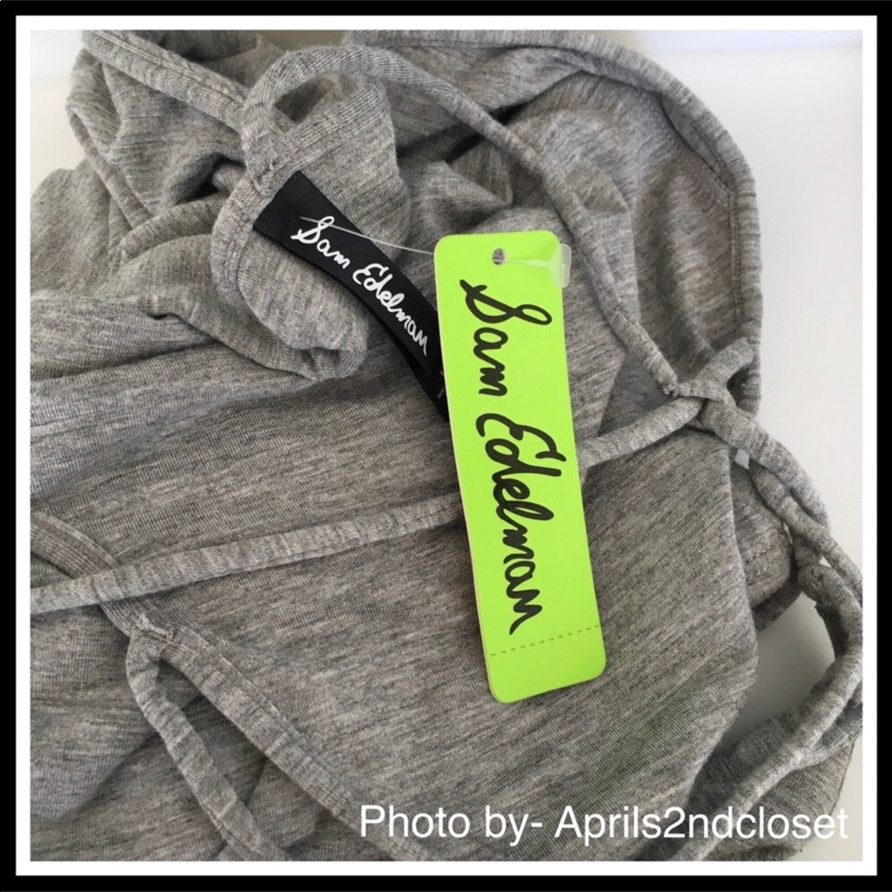 SAM EDELMAN V-NECK STRAPPY KNIT BODYSUIT - Picture 4 of 7